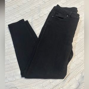 Black jeggings size 10